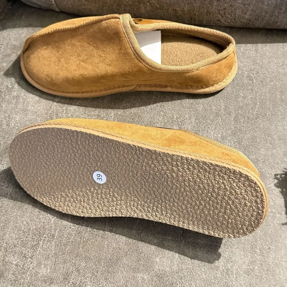 Home Slippers Unisex Memory Foam Soft Comfortable Slippers Warm Non-slip Size 8